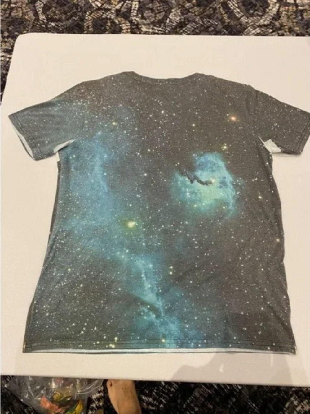Aeropostale Galaxy Space Triangle T Shirt Size Medium (M)
